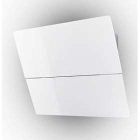Hotte murale inclinée 60 cm - Évacuation (sortie arrière ou cheminée blanche)|Airlux-ALXAHW680WH