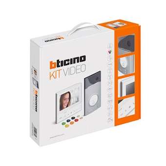 Kit villa visiophone Classe300 Evolué avec journal visites et contrôle d'accès|Bticino-TICBT363611