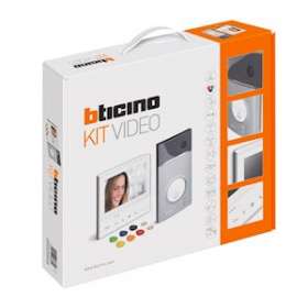 Kit villa visiophone Classe300 Evolué avec journal visites et contrôle d'accès|Bticino-TICBT363611