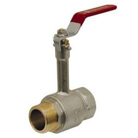 VANNE M/F 2' PN32 RALLONGE MONOBLOC ACIER PLAT ROUGE|Adg-AF9205RL-50