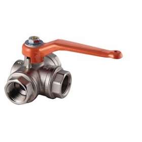 VANNE A SPHERE SOLAIRE 3 VOIES EN L 3/4'|Adg-AF9103VL-20-SOL