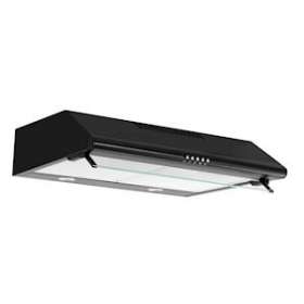 Hotte casquette 60 cm - 359 m³/h - 2 moteurs - 68 dB(A) vitesse maximale|Airlux-ALXAHC640BK