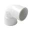 Coude simple ff 87'30 d.32 blanc