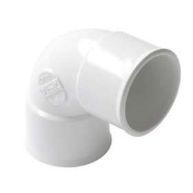 Coude simple ff 87'30 d.32 blanc|Nicoll-NCLCF88B