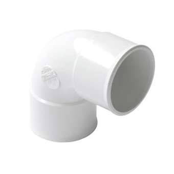 Coude simple ff 87'30 d.40 blanc|Nicoll-NCLCH88B