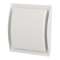 Grille design a ferm. pour tube d.125 blanc