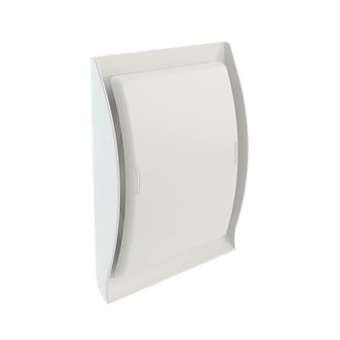 Grille design -tube d100 conf. regl gaz blanc|Nicoll-NCLGDT100B