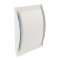 Grille design -tube d100 conf. regl gaz blanc