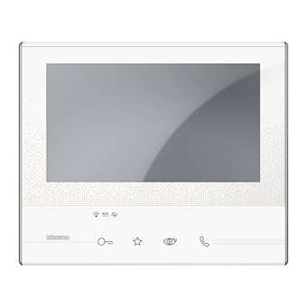 Poste intérieur couleur 7pouces tactile mémoire image Classe 300X connecté Blanc|Bticino-TICBT344642