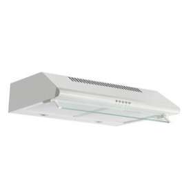 Hotte casquette 60 cm - 359 m³/h - 2 moteurs - 68 dB(A) vitesse maximale|Airlux-ALXAHC640WH