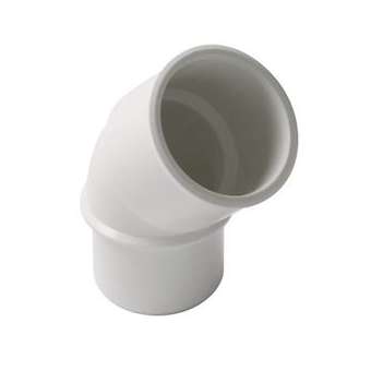 Coude simple mf 45' d.32 blanc|Nicoll-NCLCF4B