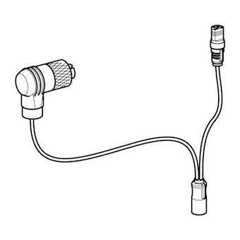 Câble de raccordement en Y Geberit pour capteur de débit volumique interne, pou|Geberit-GBR244.949.00.1