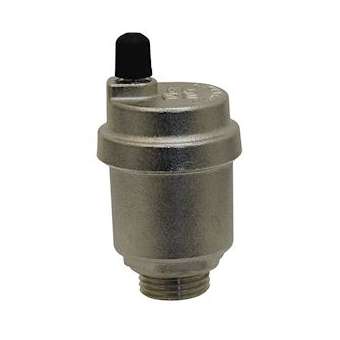 PURGEUR D'AIR AUTOMATIQUE LAITON NICKELE DROIT SORTIE VERTICALE 1/2'|Adg-AF9915-15-N