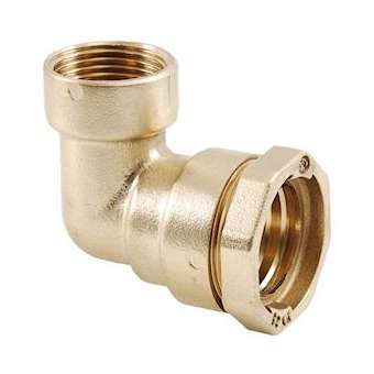 COUDE LAITON A COMPRESSION FEMELLE 1'1/4 PEHD 40|Adg-AF9800CF-4033