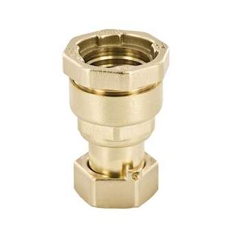 RACC.LAITON A COMPRESSION ECROU TOURNANT 1' PEHD 25|Adg-AF9800EP-2526