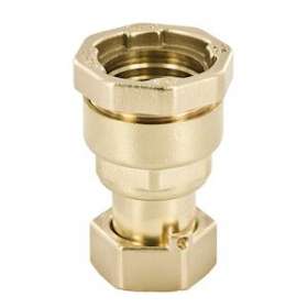 RACC.LAITON A COMPRESSION ECROU TOURNANT 1' PEHD 25|Adg-AF9800EP-2526
