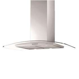 Hotte îlot Soft 90 cm - 755 m³/h - 52 dB(A) vitesse maximale - Électronique|Airlux-ALXAHI981IX