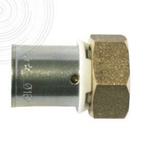 Rac PER Sertir droit Femelle fixe 12-1/2|Ayor Water and Heating Solutions-SHE303011001