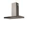 Hotte murale box bandeau noir sensitif 90 cm - 679 m³/h en boost - 68 dB(A)