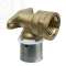 Coude sert avec base de fixation 12 1/2
