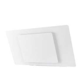 Hotte murale inclinée 90 cm - Évacuation (cheminée blanche AHWACWH en option)|Airlux-ALXAHW981WH
