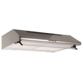 Hotte casquette 60 cm - 255 m³/h - 65 dB(A) vitesse maximale - Visière en verre|Airlux-ALXGHC625IX