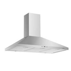 Hotte murale Pyramide 90 cm - 760m³/h - 68 dB(A) vitesse maximale - Électronique|Airlux-ALXAHP975IX