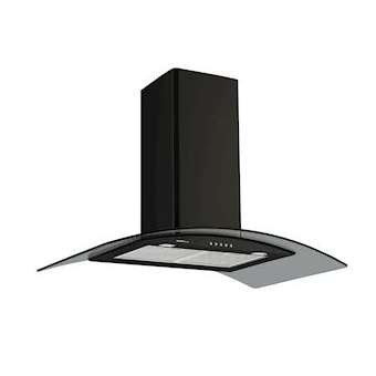 Hotte murale Soft 90 cm - 650 m³/h - 63 dB(A) vitesse maximale - Électronique|Airlux-ALXGHS972BK