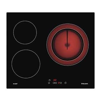 Table vitrocéramique 60 cm - 3 Hi-Light dont 1 extensible - 5,4 kW|Airlux-ALXGTH63S