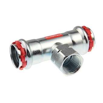 VSH SudoPress Carbone Té mixte fileté FFF 15xRp1/2x15|Aalberts Integrated Piping Systems BV-IPH6561161
