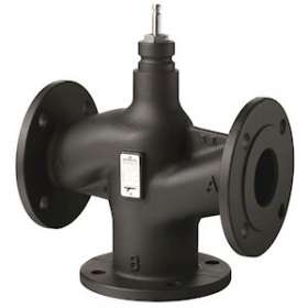 Vanne siège brides PN25 3V DN50 kvs 40|Siemens HVAC-SBAVXF53.50-40