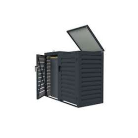 Abri conteneur de 240L - Module initial pour 1 poubelle - Gris|Atole-AOEMAC240GR