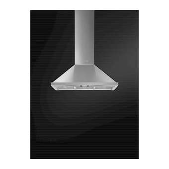 Hotte décorative - Murale pyramidale - 90 cm - 2 manettes de commande|Smeg france-SMFKPF9X
