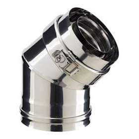 COUDE A 45DEG 80-130 PGI Non Peint EC 45DEG80/130PGI|Poujoulat-PJT370807219999