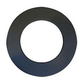 ROSACE DE FINITION 150 TZ Couleur: NOIR MAT - RAL 9019 ROS EDP150TZ|Poujoulat-PJT201500479019