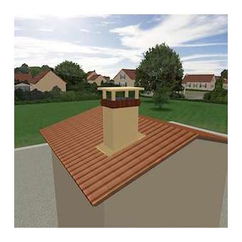 Tradinov rectangulaire pour conduit Inox-Galva|Poujoulat-PJT0423081216