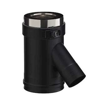 ED PRISE AIR 135DEG 100/150 PGI Couleur: NOIR GRA - RAL 9030 EDPA135 100 PGI|Poujoulat-PJT371004899030