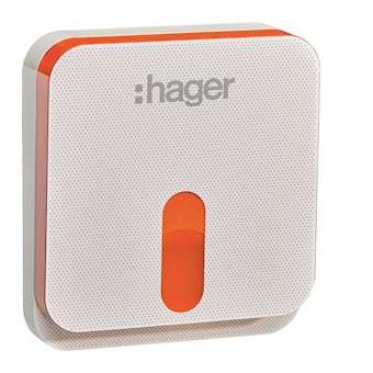 Sirène extérieure blanche, flash orange, vocale, sepio|Hager-HAGRLD416X