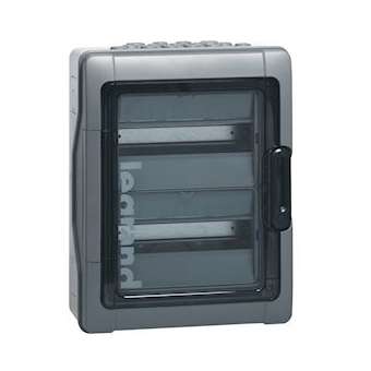 Coffret étanche Plexo³ 2x12 modules avec embouts perforation directe prémontés|Legrand-LEG001922