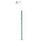 DOUCHE AP CHROME BLEU NON SOLAIRE FINITION COULEUR|Astralpool-APN74054CL153