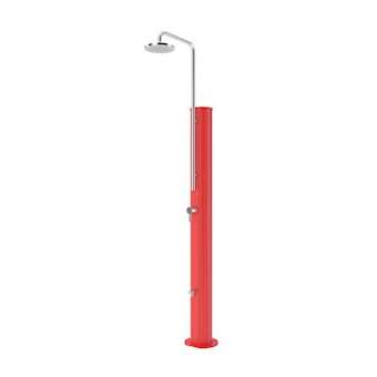 DOUCHE AP CHROME SOLAIRE ROUGE FINITION COULEUR|Astralpool-APN74052CL154