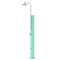 DOUCHE AP CHROME SOLAIRE VERT FINITION COULEUR