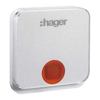 Sirène extérieure avec flash orange|Hager-HAGRLD004T