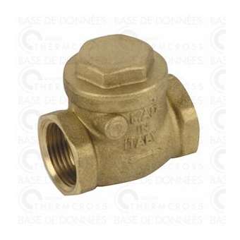 Clapet simple battant siège métal F1'1/2|Diff-VLL110254
