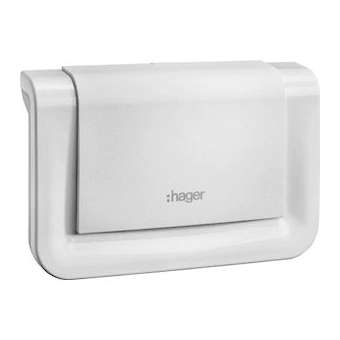 Centrale d'alarme 4 groupes, 40 détecteurs|Hager-HAGRLC001F