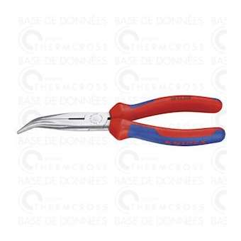Pince coupante demi-ronde becs coudés à 40DEG|Diff-VLL902508
