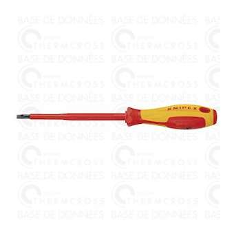 Tournevis plat électricien 5.5x232mm|Diff-VLL902513