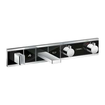 Module thermostatique Select bain/douche encastré noir/chromé|Hansgrohe-HA315359600