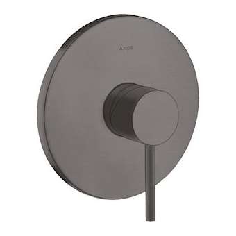 Set de finition pour Mitigeur douche encastré noir chromé brossé|Hansgrohe-HA310616340