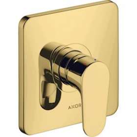 Set de finition pour mitigeur douche encastré aspect doré poli|Hansgrohe-HA334625990
